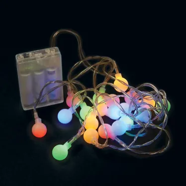 Гирлянда линейная 40LED мульти 4м от батареек