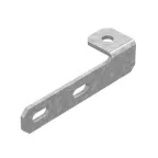 Кронштейн для консолей поддерживающий прямой, толщина 3,0 мм, Сендзимир цинк