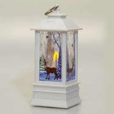 Новогодний декоративный светильник Сказочный лес  EGNDS-05   теплый белый, диодов , h 20 см, 3*ААА, IP20 | Б0051938 | ЭРА