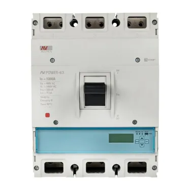 Выключатель автоматический AV POWER-4/3 1000А 50кА ETU6.0