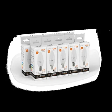 Лампа светодиодная LED 12 Вт 880 лм 3000К свеча теплый E14 AC 220В Elementary Gauss