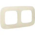 Valena ALLURE Рамка 2 поста слоновая кость универсальная