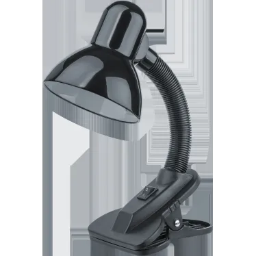 Светильник настольный светодиодный NDF-C011-60W-BL-E27 прищепка, черный | 61640 | Navigator