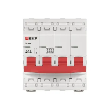Выключатель нагрузки ВН-63N 4P 40А PROXIMA