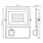 Прожектор светодиодный  Elementary  50W 3500lm IP65 6500К с датчиком движения | 628511350 | Gauss
