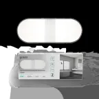 Светильник светодиодный настенный бра 6 Вт 300 лм 4000К AC 220В Серый IP20 290х110х40мм Elena Gauss