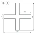 Крестовина SL-LINE-6070 (ARL, Металл)