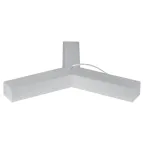 Светильник LED Geometria Igrek SPO-143-W-40K-056 56Вт 4000K 3700Лм IP40 900*80 белый подвесной драйвер внутри