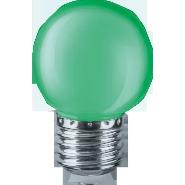 Лампа светодиодная для белт лайта 1Вт Е27 230В зеленый NLL-G45-1-230-G-E27 шарик цветной | 71828 | Navigator
