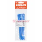 Хомут-стяжкa нeйлонoвая 150x2,5 мм, синяя, упаковка 25 шт, REXANT