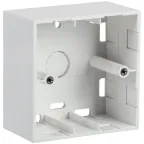 Коробка настенная для мультимедиа и оптич. розетки