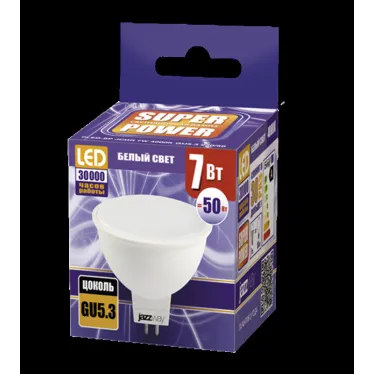 Лампа светодиодная LED 7Вт GU5.3 230V/50Hz белый SP