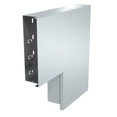 Плоский угол с крышкой кабельного канала LKM 60x200 мм (сталь)