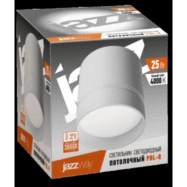 Светильник светодиодный ДПО-25w 4000K 1800Лм 100° IP20 белый