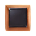 Рамка на 3 поста, S82, античная медь - графит