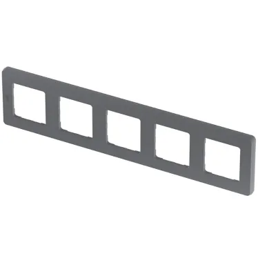 Рамка 5 постов INSPIRIA дымчатая