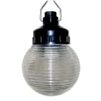 Светильник НСП 01-60-003 подвесной Гранат стекло IP44 E27 max 60Вт D150 шар
