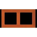 Valena LIFE Рамка 2 поста терракот универсальная