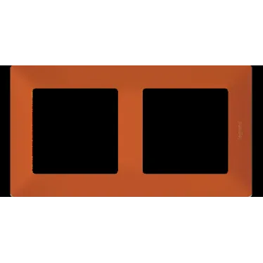 Valena LIFE Рамка 2 поста терракот универсальная