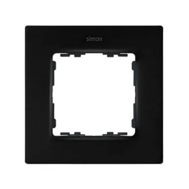 Рамка декоративная, 1 пост, S82 Concept, черный матовый