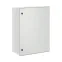 Цельный навесной шкаф из фибергласа без МП со сплошной дверью 800х600х300 (ВхШхГ) мм