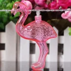 Садовая гирлянда 10 подсвечиваемых светодиодами фламинго.Общая длина от солнечной п ERADG012-07