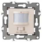 Датчик движения 3-проводной, 180-250В, 400Вт, Эра12, слоновая кость,12-4104-02