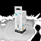 Лампа светодиодная LED 12 Вт 920 лм 4100К свеча нейтральный E14 AC 220В Elementary Gauss