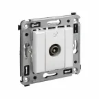 Avanti Розетка TV в стену, проходная, ''Белое облако''