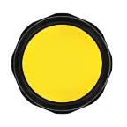 Кнопка SW2C-11 желтая б/п 1з+1р IP54