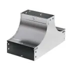 Ответвитель Т-образный вверх TS 100/80 в комплекте с крепежными элементами и соединительными пластинами