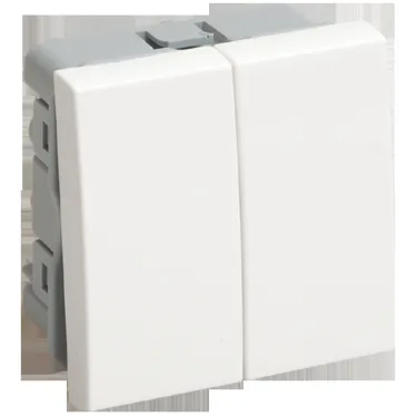 Выключатель проходной (переключатель) двухклавишный