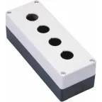 Пост кнопочный с кабельным вводом для устройств сигнализации и управления Ф22 4 места КП-101 белый