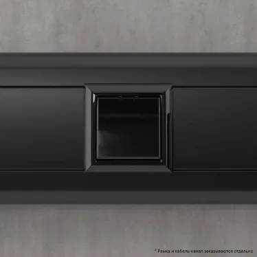 Avanti Кнопка ''Черный квадрат'', 16A, 2 модульная