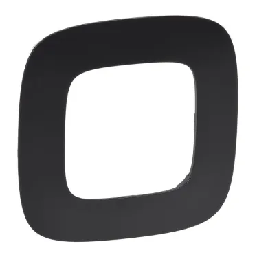 Valena ALLURE Рамка 1 пост матовый черный универсальная