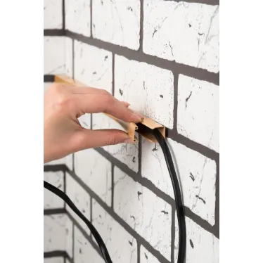 Канал кабельный 12х12 (свет. дерево) -Plast