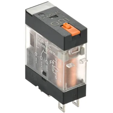 Реле общего назначения OGR-1 1C 220В AC со светодиодом и тестовой кнопкой