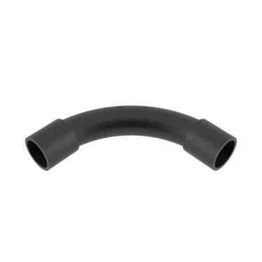 Поворот на 90 град. труба-труба, IP40, д.16мм, черный