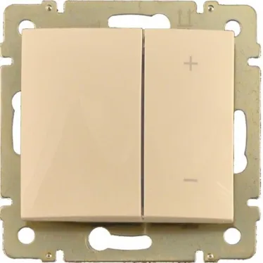 VALENA Светорегулятор 4-кнопочный в рамку слоновая кость 600Вт