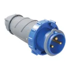 Вилка переносная ССИ-033 63А-6ч/200-250В 2Р+РЕ IP67 MAGNUM