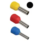 Наконечник кабельный НШвИ 6-12 черный Е6012 (100шт)