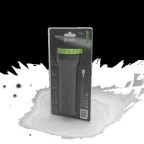 Фонарь светодиодный ручной 1 Вт 50 лм Черный IP3X аккумуляторный Lead acid 250мАч GFL Gauss