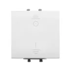 Avanti Выключатель двухполюсный одноклавишный модульный Белое облако 2 модуля