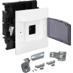 Practibox S Пластиковый щиток Встраиваемый (ЩРв-П) 1X4 Дымчатая дверь