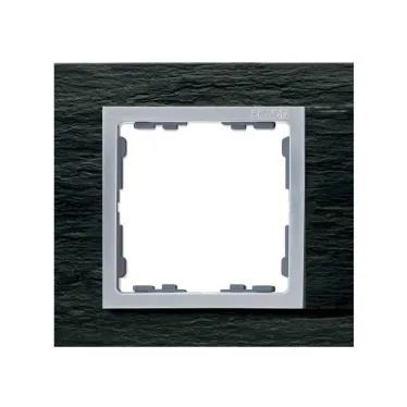 Рамка на 1 пост S82N сланец - алюминий (композит)