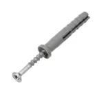 Дюбель-гвоздь потайной бортик. полипропилен 6х40мм (100 шт/уп)