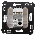 Avanti Выключатель одноклавишный, в стену Белое облако