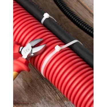 Хомут P6.6 стандартный белый 4.8x250 (100шт) FlexLock PROxima