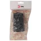 Розетка кабельная с/з прямая 16A черная (24/384/4608) Rx2-B