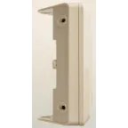 ЭТЮД Розетка угловая двойная открытой установки без заземления без шт.16А 250B, кремовый